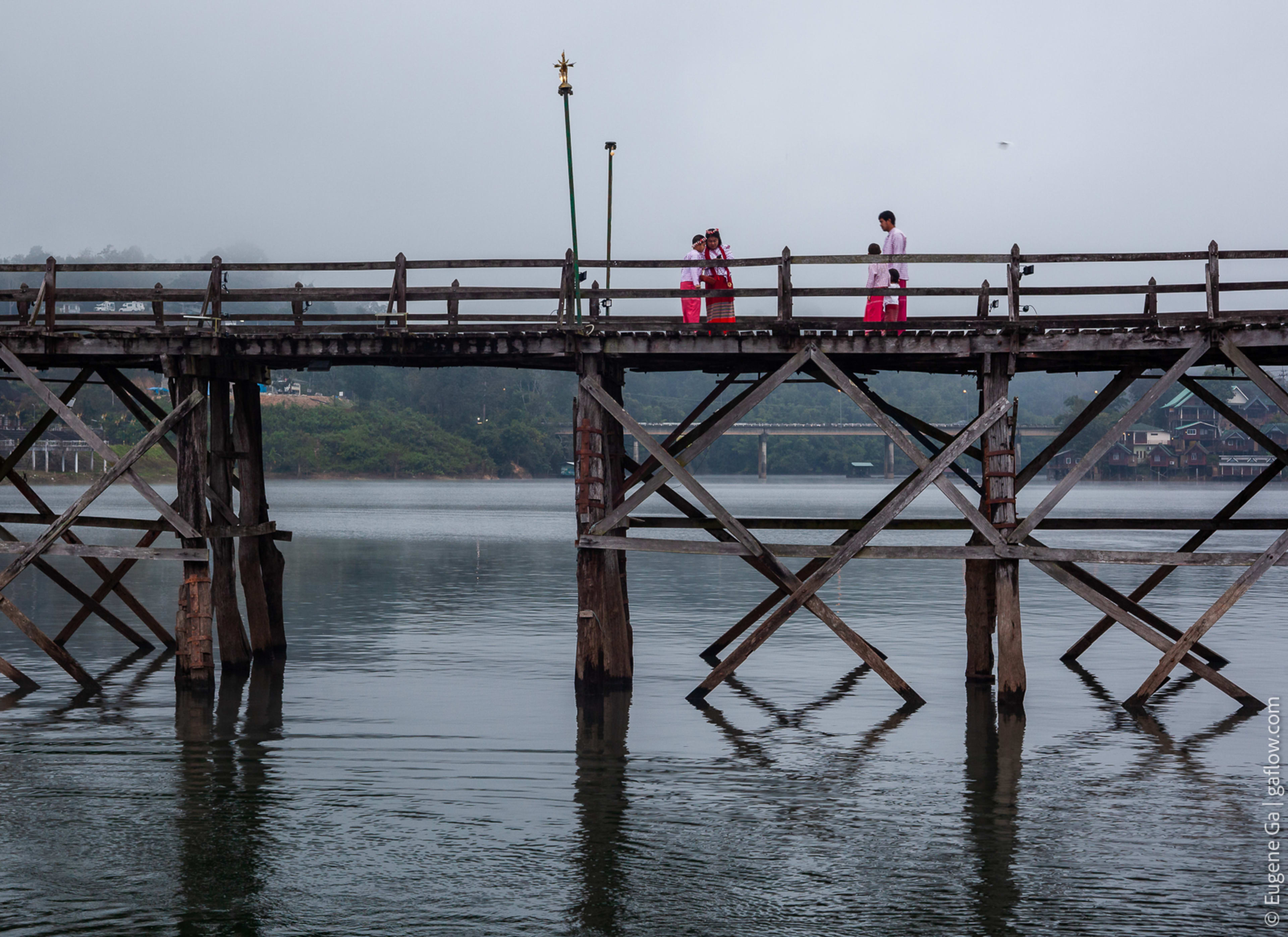 Mon Bridge. Sangkhlaburi